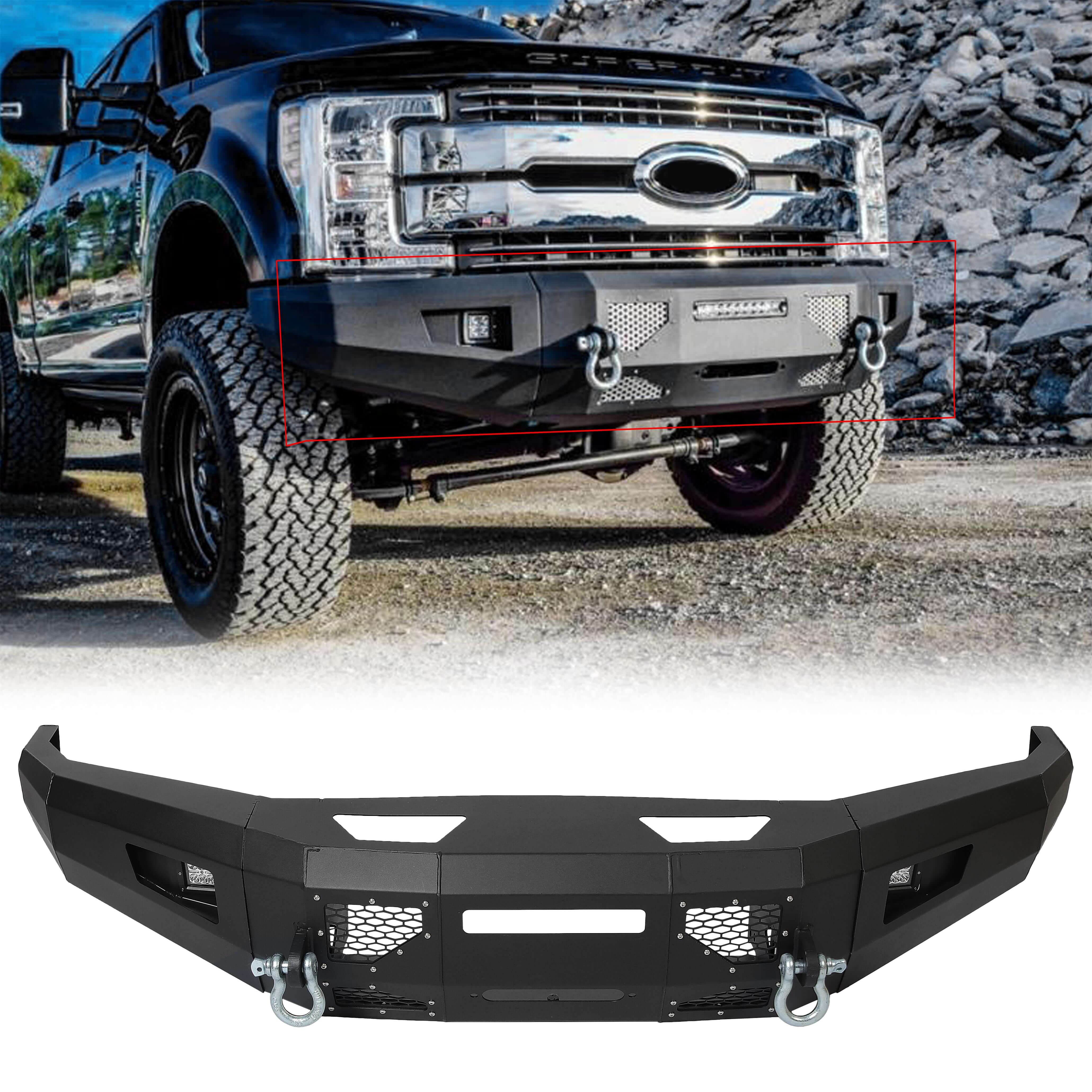 MR.GOP-Steel Front Bumper for 2017-2019 Ford F-250 F-350 F-450