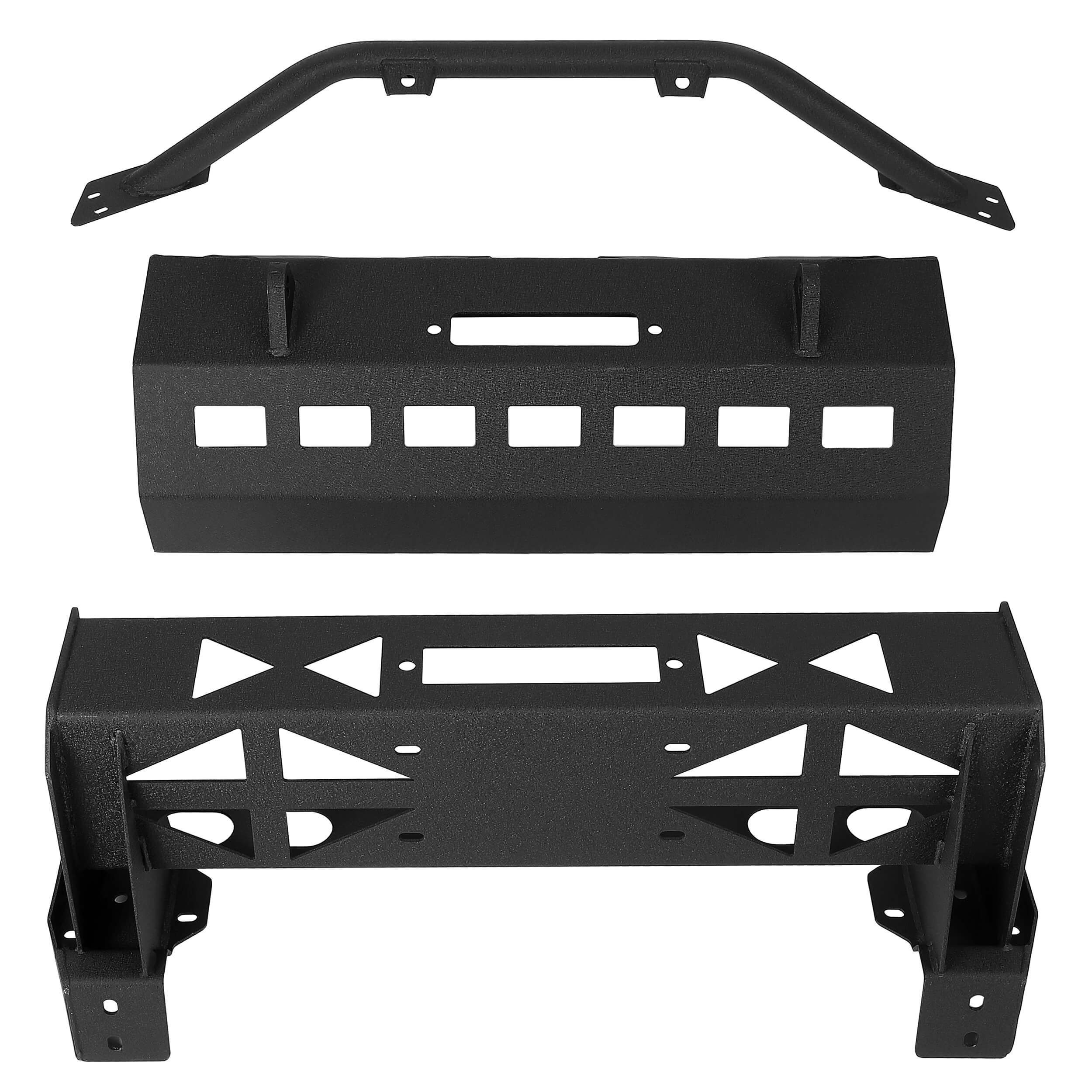 MR.GOP-Offroad Style Front Bumper for 2014-2020 Toyota Tundra,Winch Ready