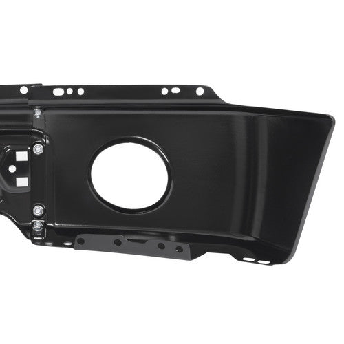 MR.GOP - Barra frontal de parachoques de acero negra para Ford F150 2009-2014 con orificio para luz antiniebla