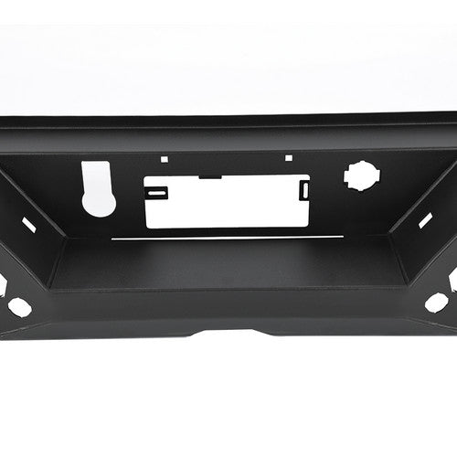 MR.GOP - Parachoques trasero de acero HD de ancho completo negro para Chevy Silverado 1500/2500 3500 HD 2019-2022