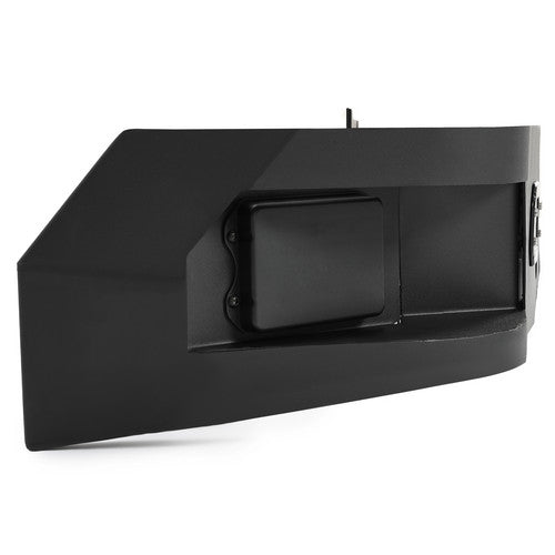 MR.GOP - Parachoques trasero de acero HD de ancho completo negro para Chevy Silverado 1500/2500 3500 HD 2019-2022