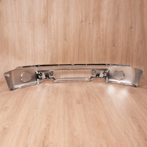 MR.GOP-Front Steel Bumper Face Bar For Ford F-150 Pickup 2009-2014 w/o Fog Light Hole