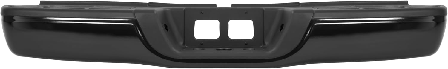 MR.GOP-Rear Step Bumper Assembly Compatible with 2000-2006 Toyota Tundra TO1103108 Powder Coated Black Steel+Plastic
