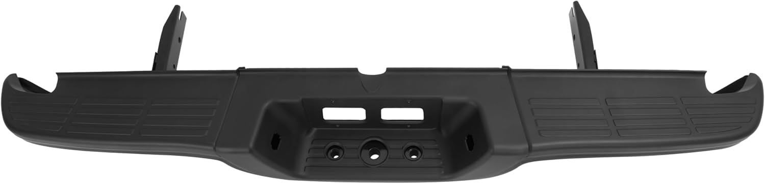MR.GOP-Rear Step Bumper Assembly Compatible with 2000-2006 Toyota Tundra TO1103108 Powder Coated Black Steel+Plastic