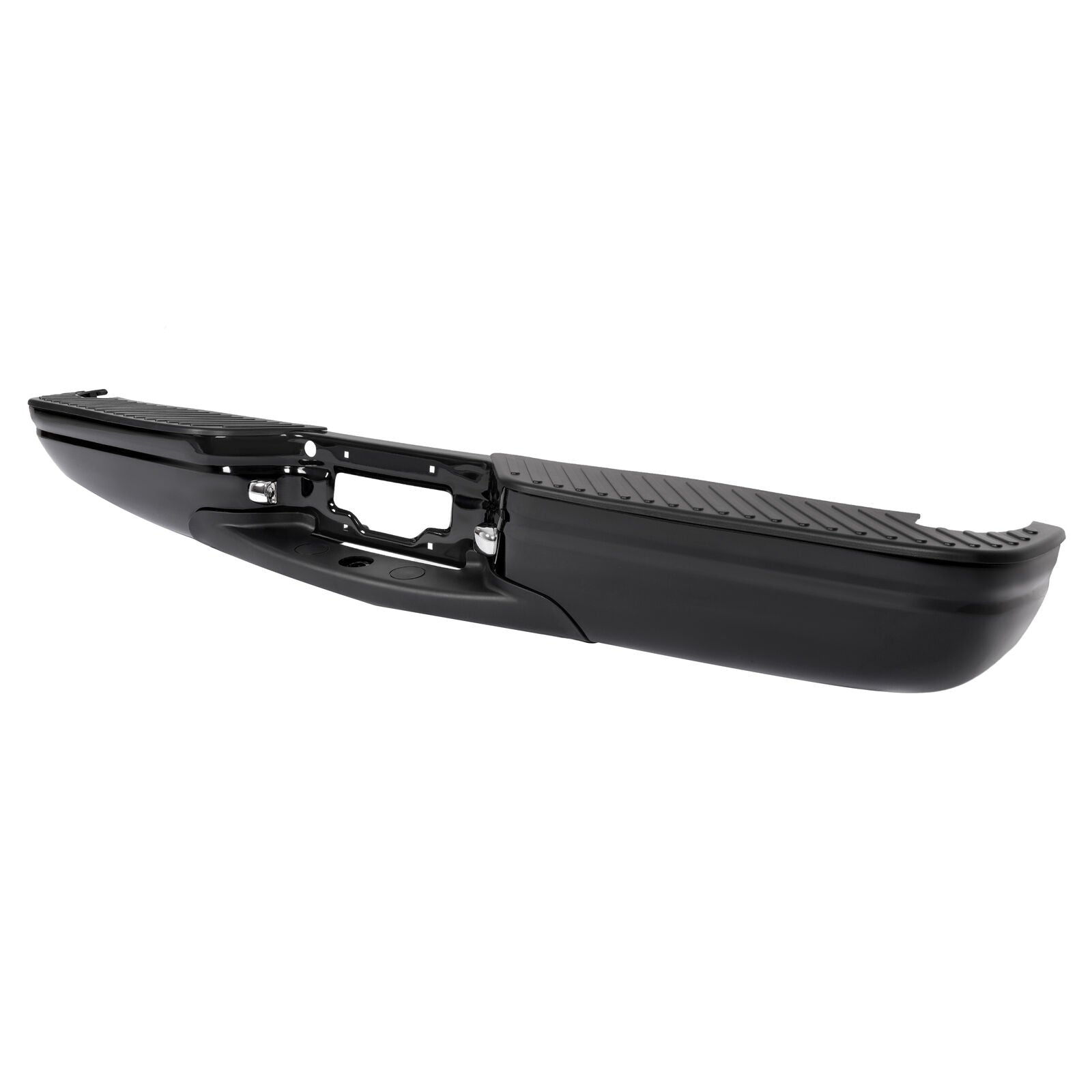 MR.GOP - Conjunto de parachoques trasero compatible con Ford F150 (CAJA RECTA) 1997-2003, F250 1997-1999, camioneta Ford F150 Heritage 2004 ?FO1103102 Acero recubierto de polvo