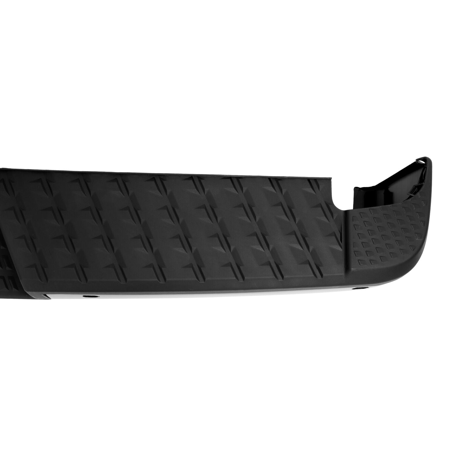 MR.GOP-Rear Step Bumper Assembly Compatible with 2016-2020 Nissan Titan/Titan XD NI1103132 85030EZ50A With Sensor Holes & License Plate Light Powder Coated Black