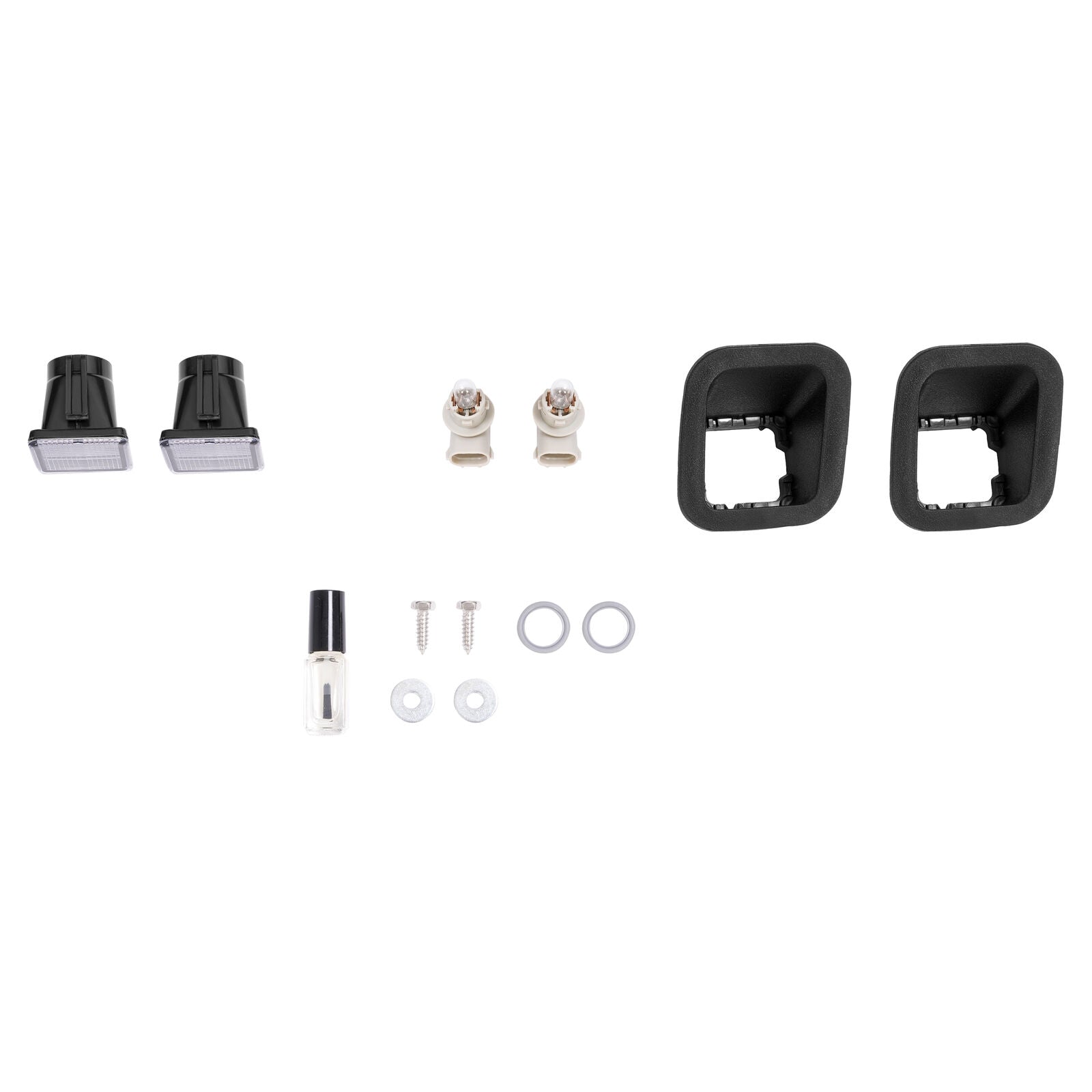 MR.GOP-Rear Step Bumper Assembly Compatible with 2016-2020 Nissan Titan/Titan XD NI1103132 85030EZ50A With Sensor Holes & License Plate Light Powder Coated Black