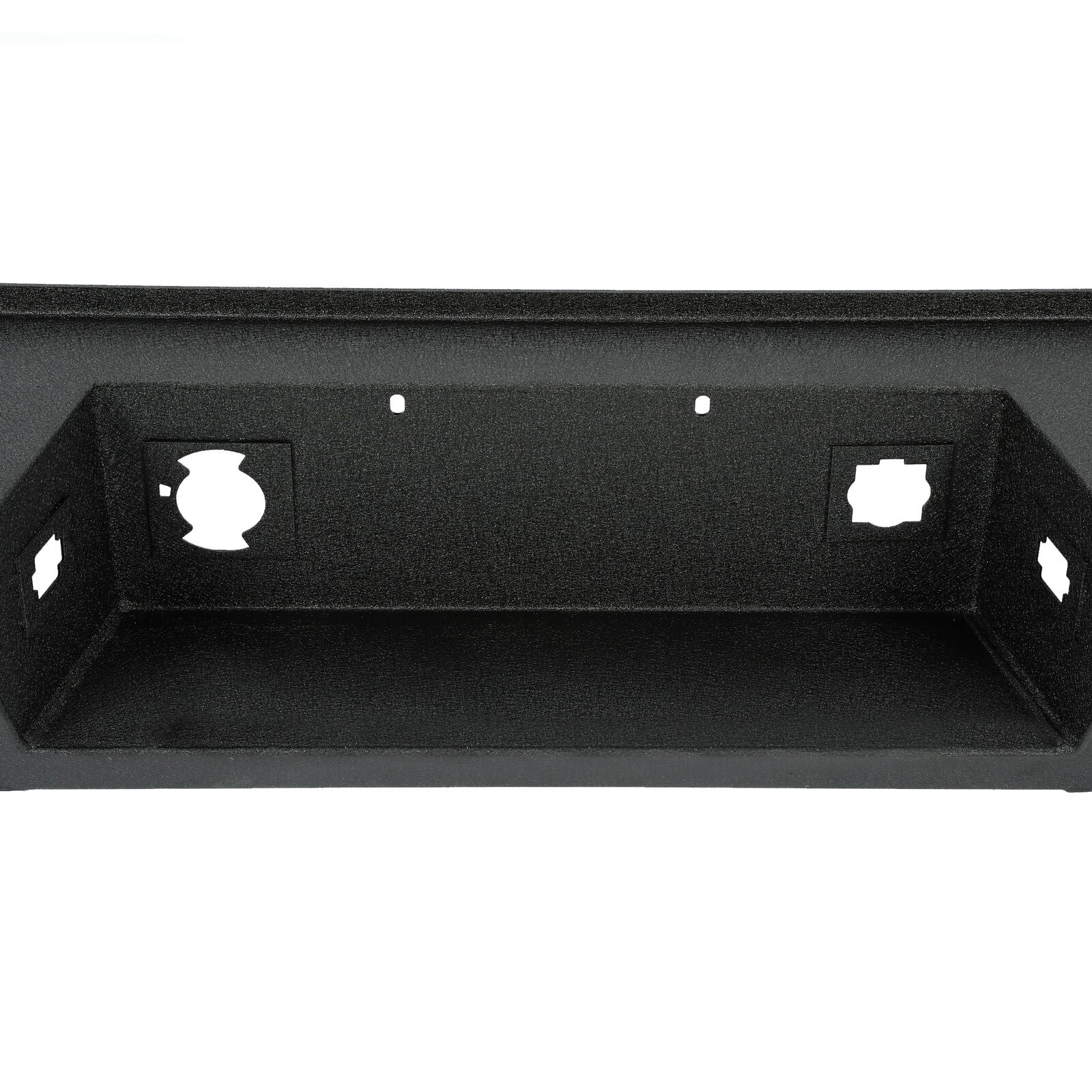 MR.GOP-Rear Bumper Compatible with 2007-2013 Chevy Chevrolet Silverado GMC Sierra 1500 W/2 LED Lights D-rings Powder Coated Steel Black