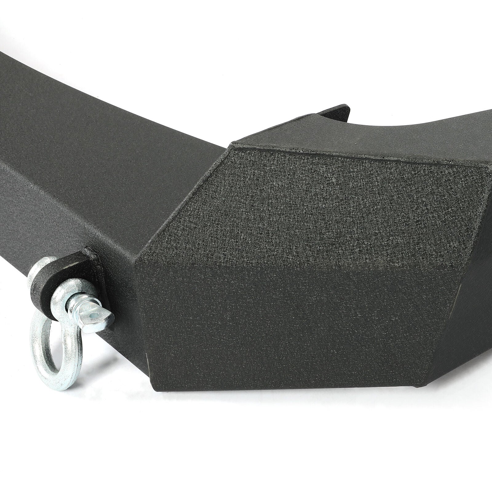 MR.GOP-Rear Bumper w/2” Receiver Compatible with 1999-2004 Jeep Grand Cherokee WJ w/D-rings Powder Coated Black