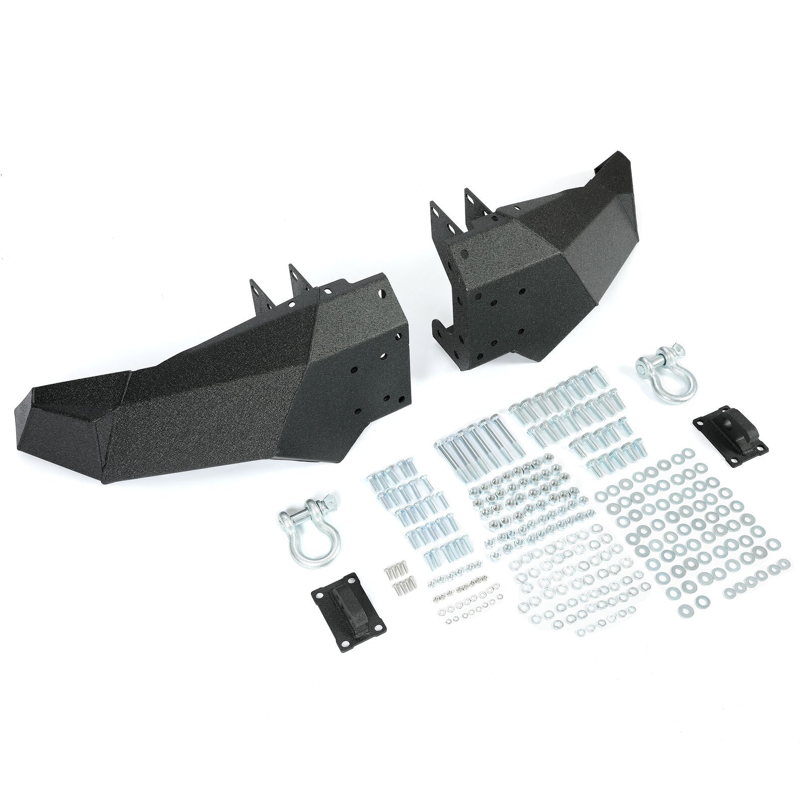 MR.GOP-Front Bumper Pickup For Tacoma 2005-2015 w/ LED Lights + Winch Plate + D-Rings