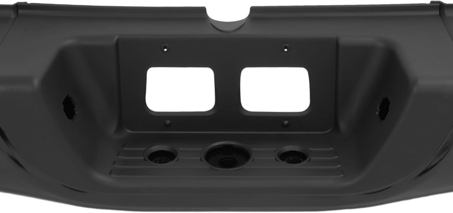 MR.GOP-Rear Step Bumper Assembly Compatible with 2000-2006 Toyota Tundra TO1103108 Powder Coated Black Steel+Plastic