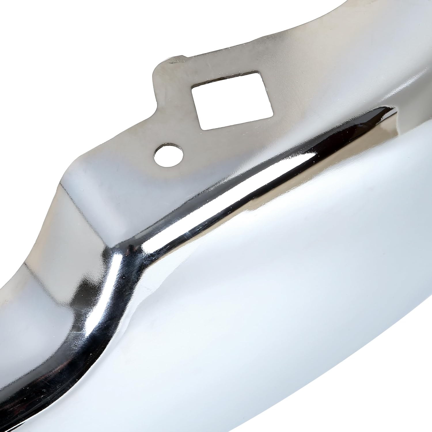 MR.GOP-Front Bumper Face Bar W/O Molding Holes Compatible with 1998-2004 Chevrolet S10 1998-2005 Blazer Replacement For GM1002368 15094048 Steel Chrome