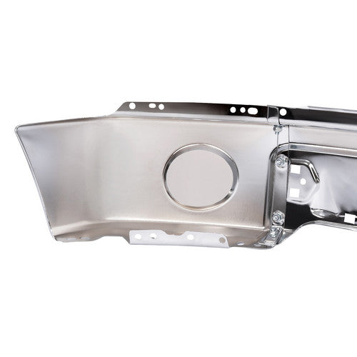 MR.GOP-Front Steel Bumper Face Bar For Ford F-150 Pickup 2009-2014 w/o Fog Light Hole