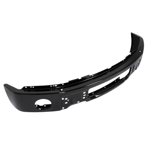 MR.GOP - Barra frontal de parachoques de acero negra para Ford F150 2009-2014 con orificio para luz antiniebla
