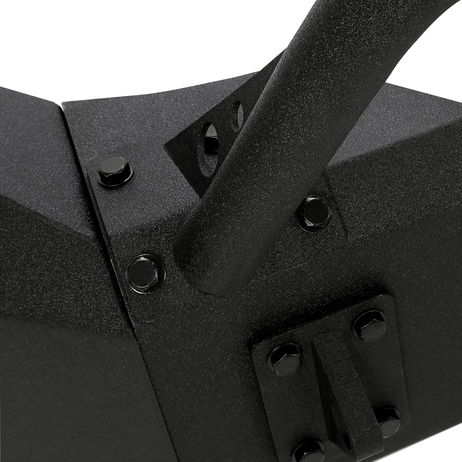 MR.GOP - Parachoques delantero compatible con Ford F250 F350 Super Duty 1999-2004 con barra parachoques de acero recubierto de polvo negro