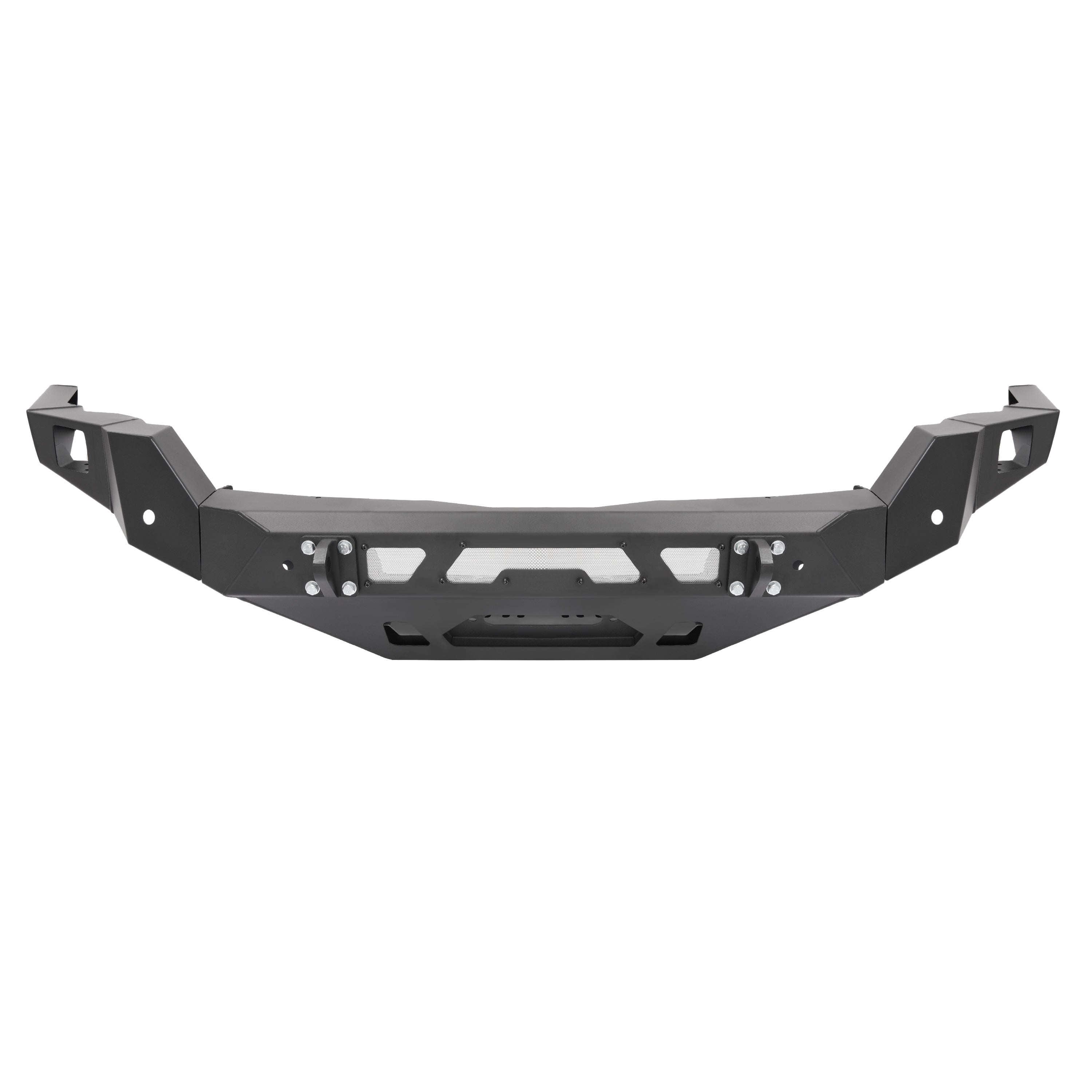 MR.GOP-Front Bumper Compatible with 2006 2007 2008 Dodge Ram 1500 Pickup Truck Offroad Rock Crawler Bumper W/Winch Plate Steel Powder Coated Black