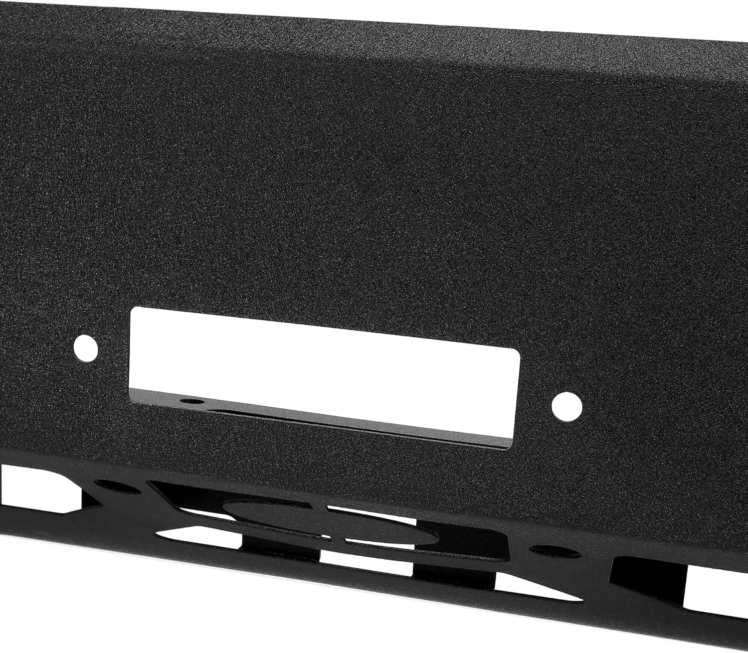 MR.GOP - Parachoques delantero compatible con Ford F250 F350 Super Duty 1999-2004 con barra parachoques de acero recubierto de polvo negro