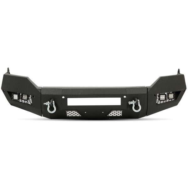 MR.GOP - Parachoques delantero todoterreno modular de 3 piezas compatible con Dodge Ram 1500 2013-2018 y Ram 1500 Classic 2WD/4WD 2019-2021 