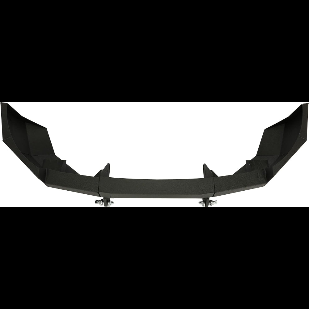 MR.GOP - Parachoques delantero compatible con Chevrolet Silverado 2500 3500 2007-2010 con anillos en D, acero recubierto en polvo negro, dos paquetes 