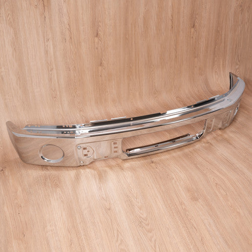 MR.GOP-Front Steel Bumper Face Bar For Ford F-150 Pickup 2009-2014 w/o Fog Light Hole