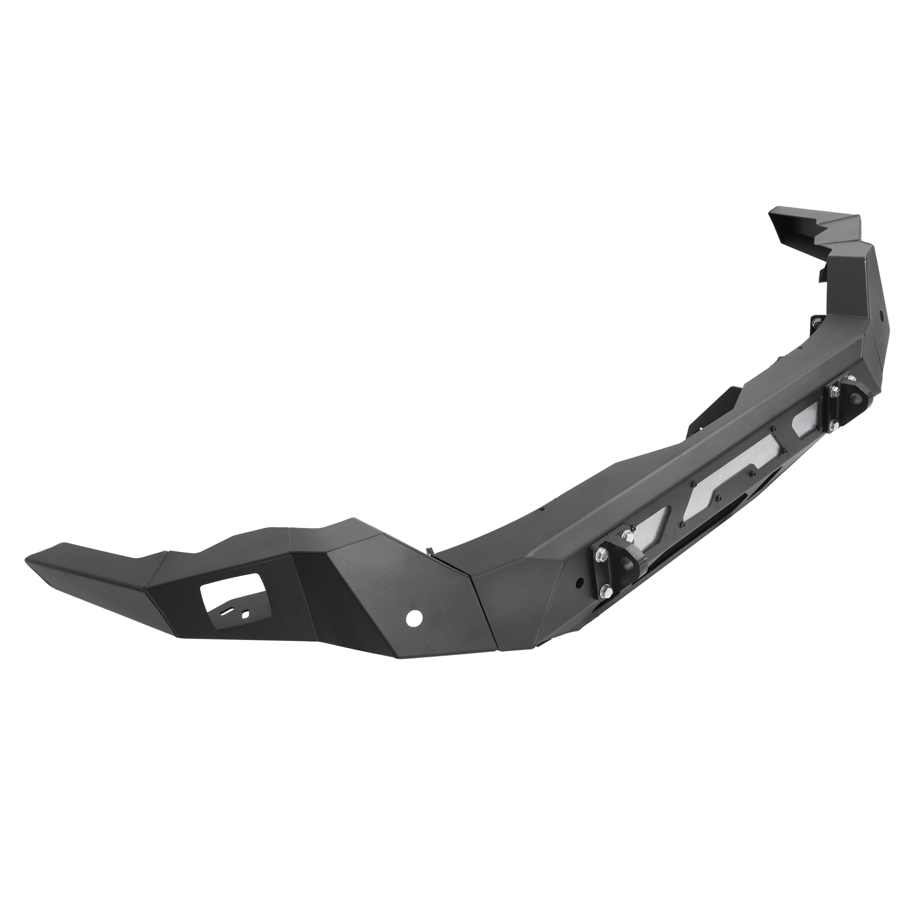 MR.GOP-Front Bumper Compatible with 2006 2007 2008 Dodge Ram 1500 Pickup Truck Offroad Rock Crawler Bumper W/Winch Plate Steel Powder Coated Black