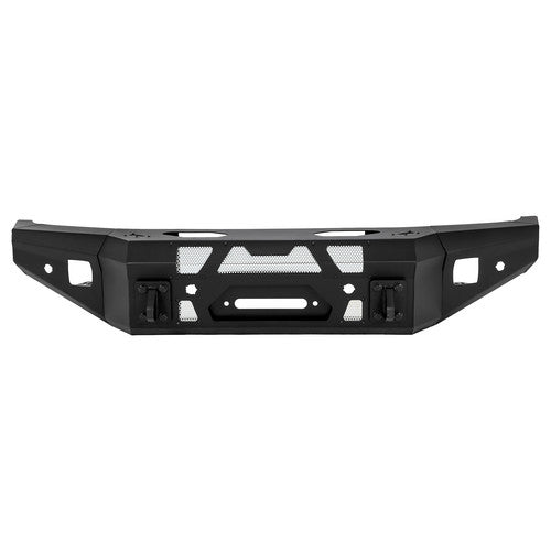 MR.GOP-NEW Front Bumper Black Steel Powder-Coated Fit For Ford Bronco 2021-2022