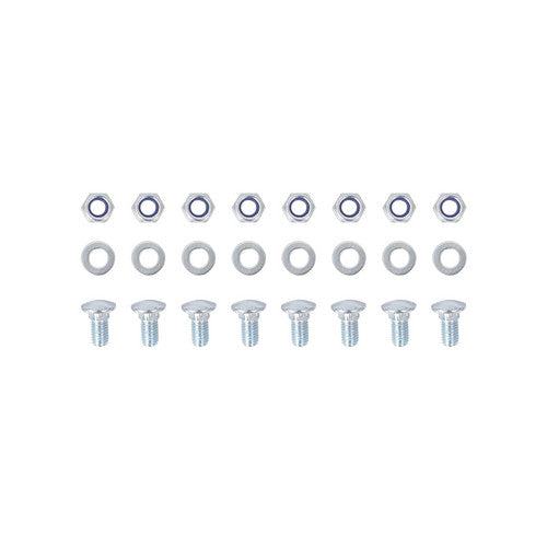 MR.GOP-Front Silvery Steel Bumper Face Bar for Ford F150 Pickup 09-14 w/ Fog Light Hole