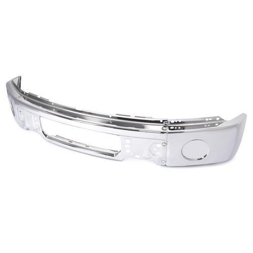 MR.GOP-Front Steel Bumper Face Bar For Ford F-150 Pickup 2009-2014 w/o Fog Light Hole