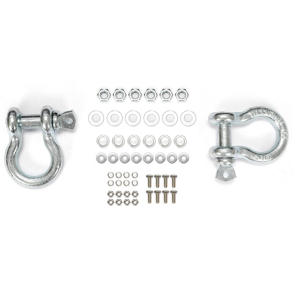 MR.GOP - Parachoques delantero para Jeep Wrangler JK 2007-2018, con luces LED