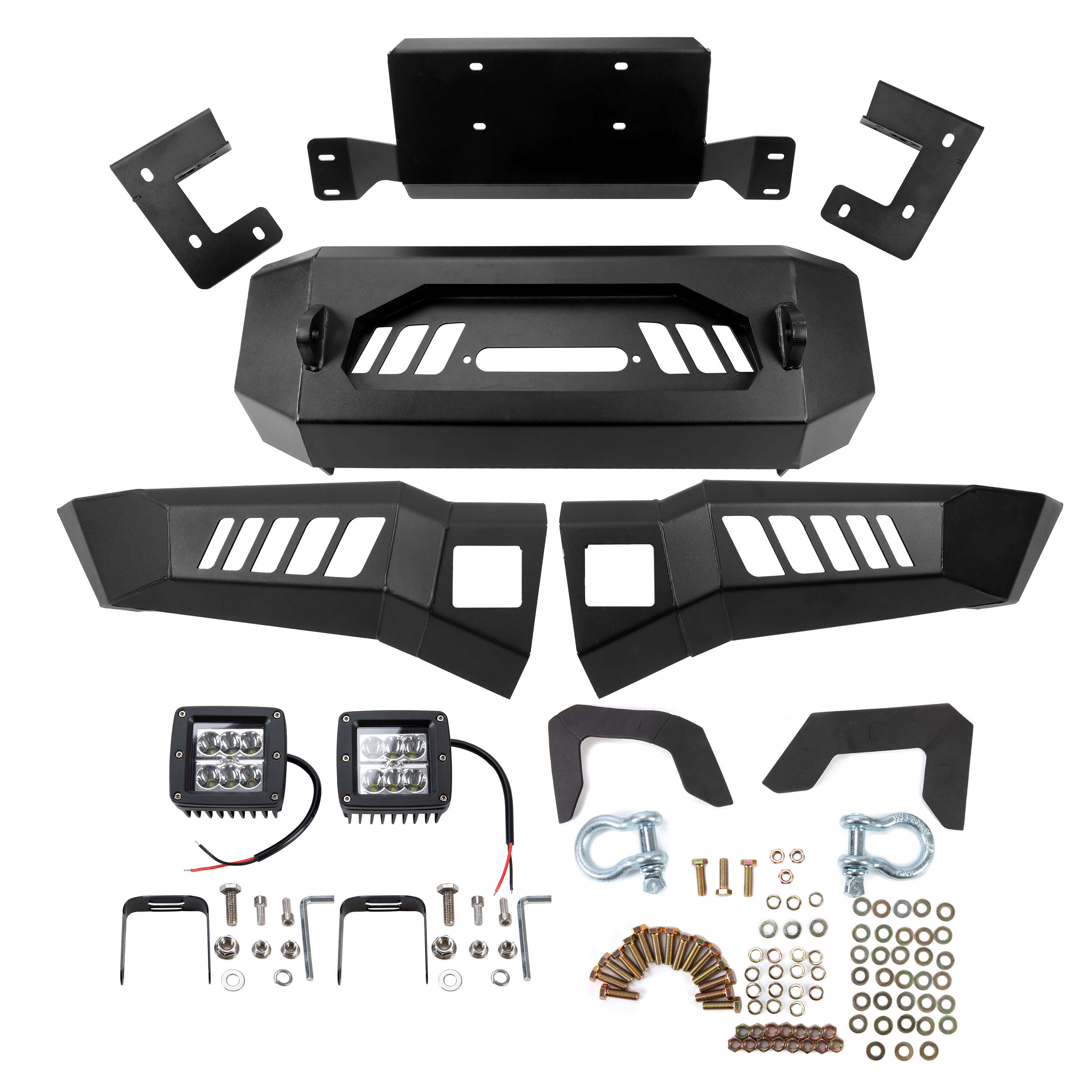 MR.GOP-Modular Front Bumper for 2018-2020 Ford F-150,3-Piece